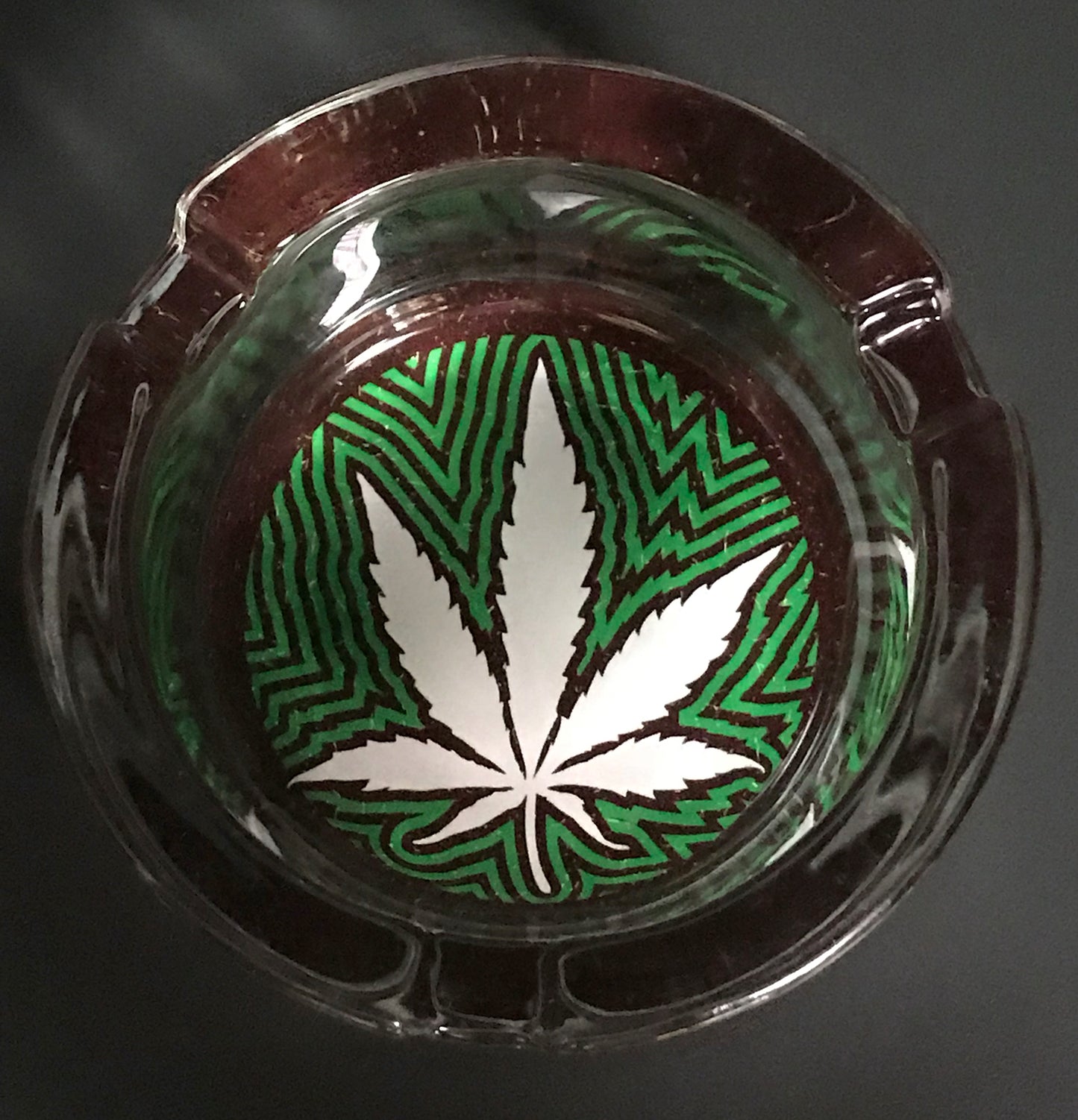 Aschenbecher Hanfblatt