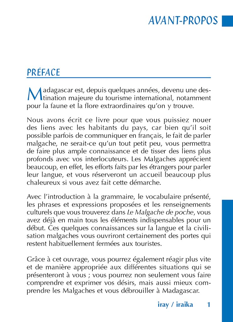 Guide de conversation malgache