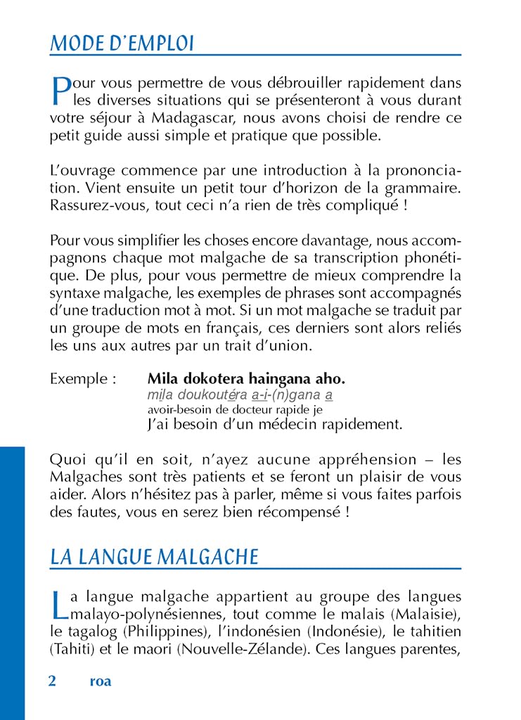Guide de conversation malgache