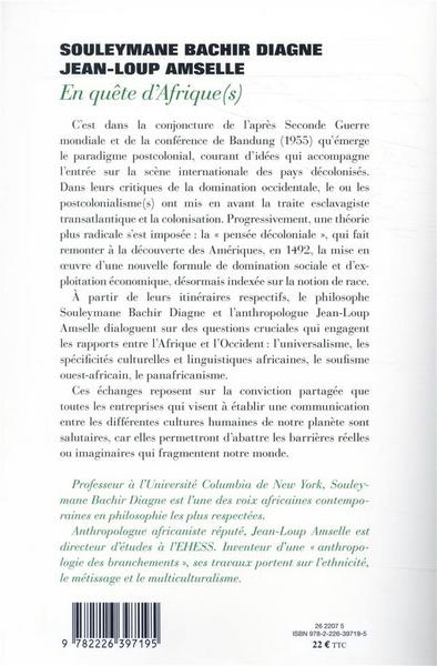 En quête d'Afrique(s) : universalisme et pensée décoloniale