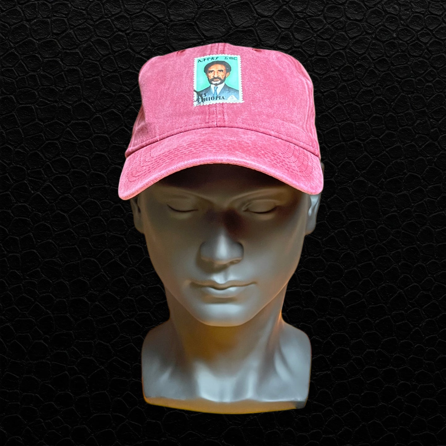 Selassie Cap – Rot | Vintage Streetwear mit afrikanischem Erbe