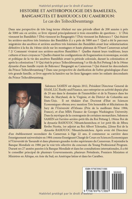 Histoire et Anthropologie des Bamilékés , Bangangtés, Bahouocs du Cameroun