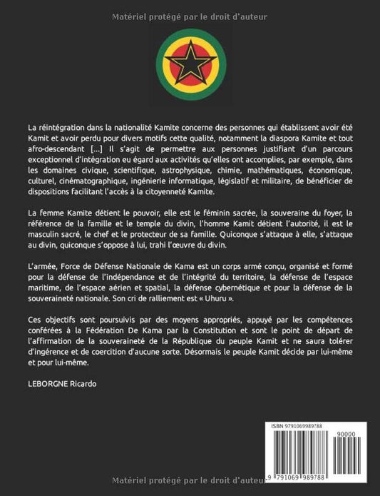 KAMIT Livre noir: s'unir pour s'imposer - Déclaration de souveraineté
