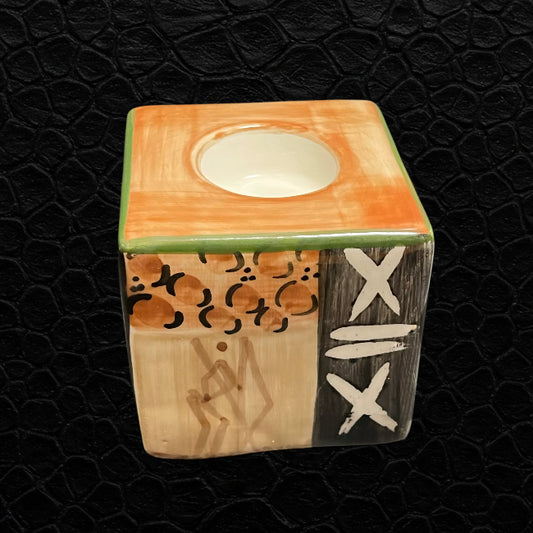 Keramik Teelichthalter "African Safari"