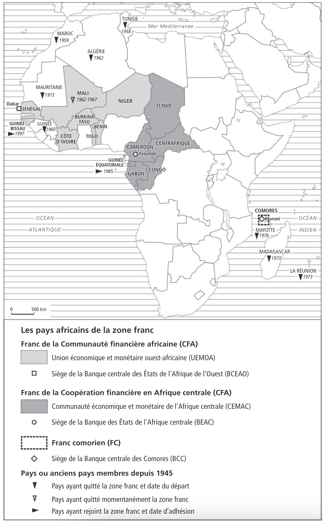 les pays africaines de la zone franc - L'arme invisible de la Françafrique