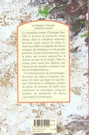 Rückseite Buchcover „Le Jujubier du Patriarche“ – Ein Roman aus Afrika von Aminata Sow Fall