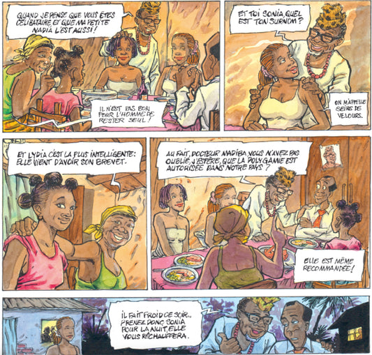 Le retour au pays d'Alphonse Madiba dit Daudet