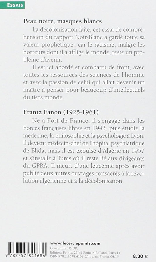 Peau noire, masques blancs de Frantz Fanon