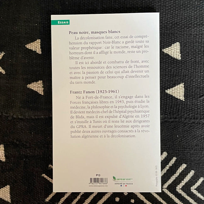 Peau noire, masques blancs de Frantz Fanon