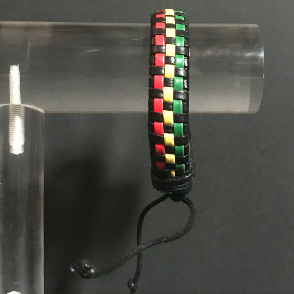 Rasta Schachmuster Armband