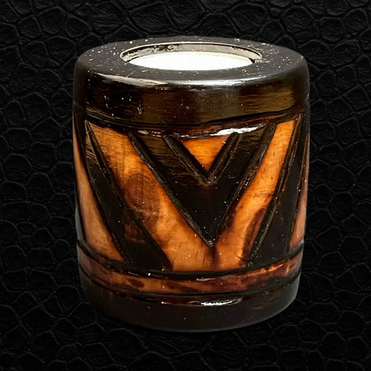 Teelichthalter "Savannah Pattern" – Afrikanische Handwerkskunst aus Südafrika