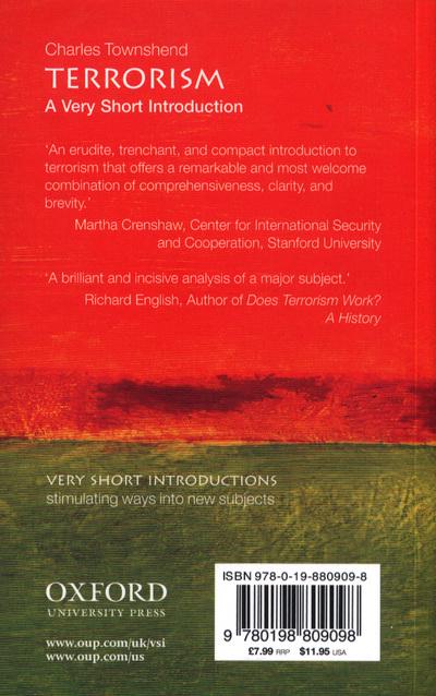 Terrorism - A very short introduction