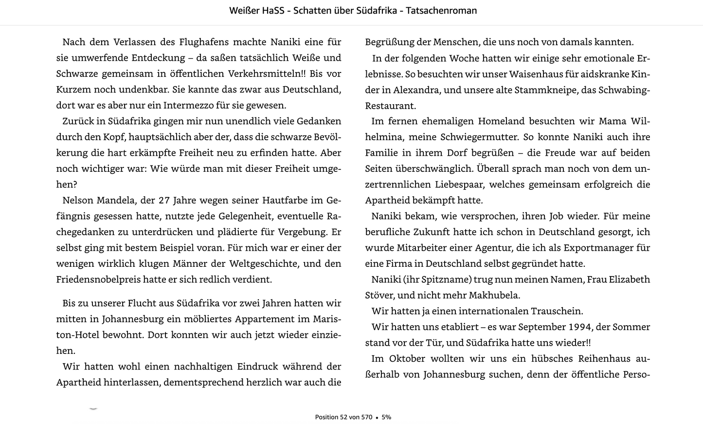 Weisser Hass - Schatten über Südafrika.