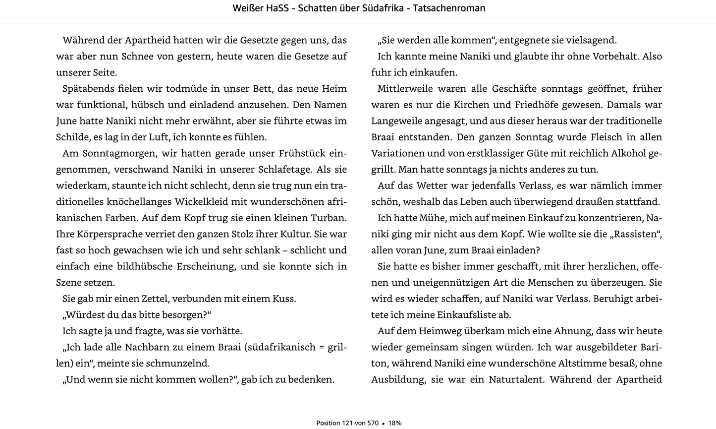 Weisser Hass - Schatten über Südafrika.