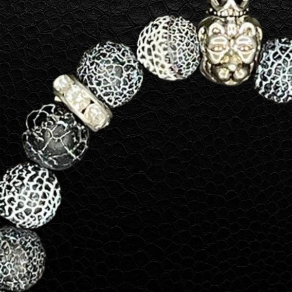 Lava Armband Löwe Grau