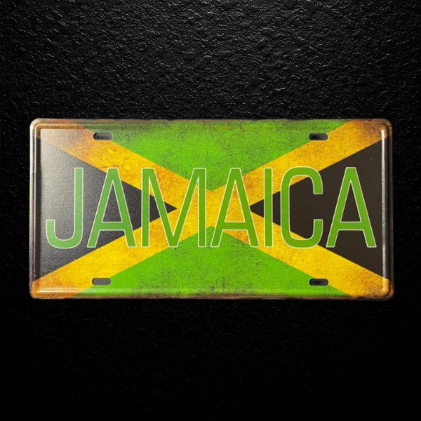 Deko Blechschild Jamaica