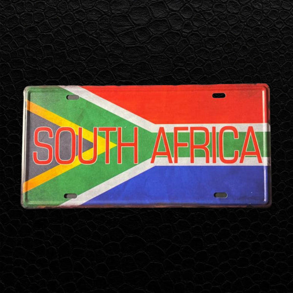 Deko Blechschild Südafrika