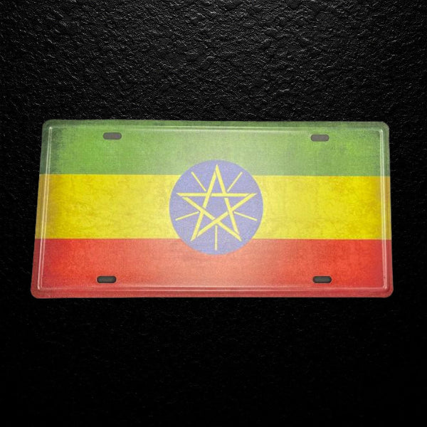 Deko Blechschild Äthiopien