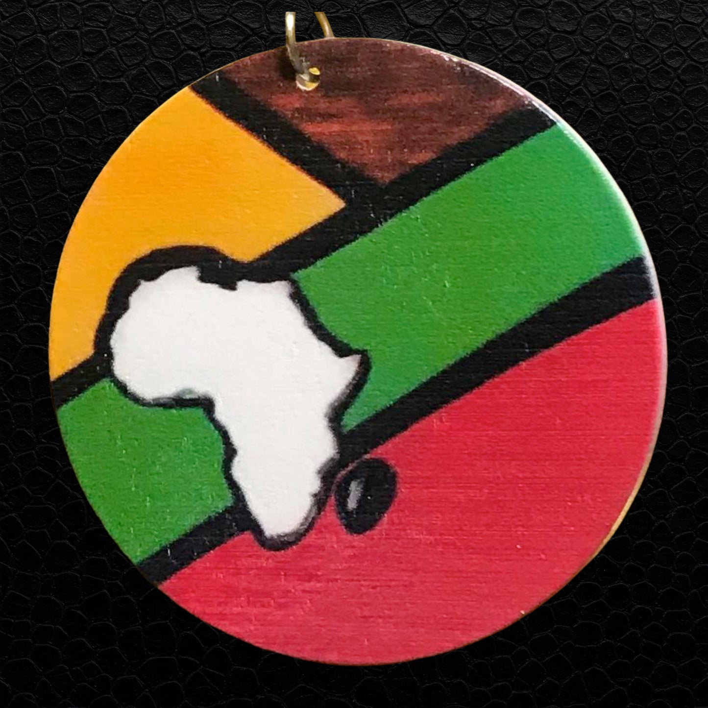 Afrika Holz Ohrring