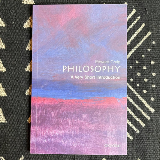 Philosophy - A very short introduction