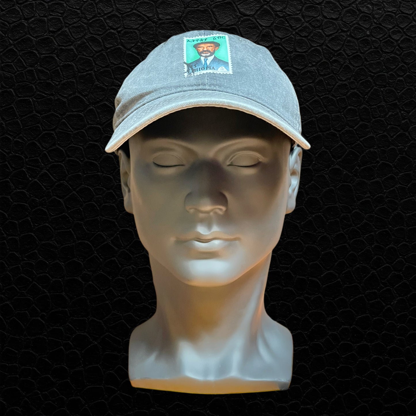 Selassie Cap – Gris | Streetwear Vintage avec Héritage Africain