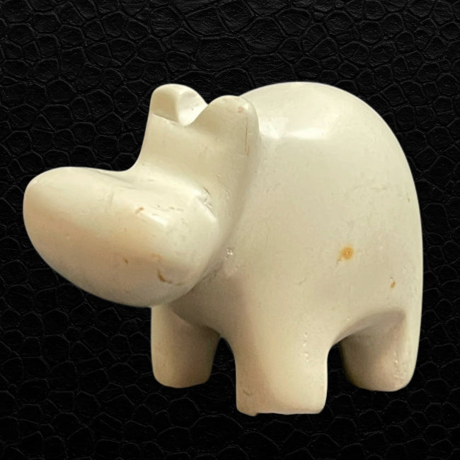 Stein Nilpferd „Hippo“ – Handgeschnitzte Tierfigur aus Kenia