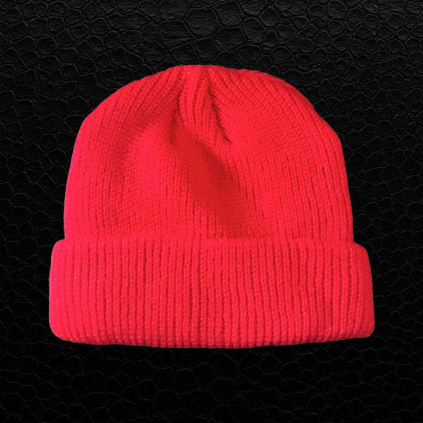 Strickmütze Rot
