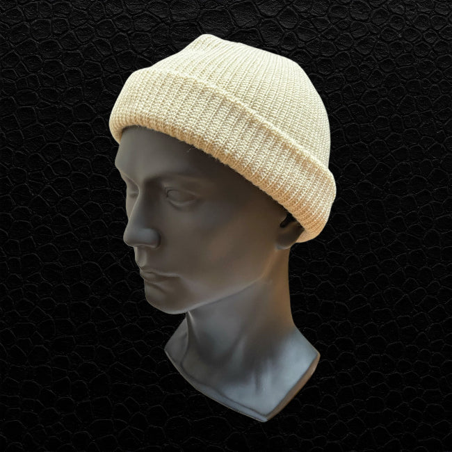 Strickmütze Beige