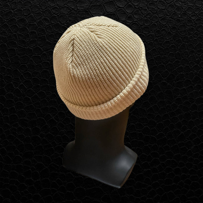 Strickmütze Beige