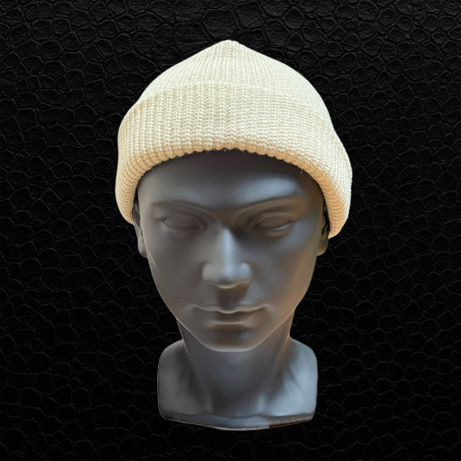 Strickmütze Beige
