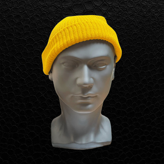 Strickmütze Gelb