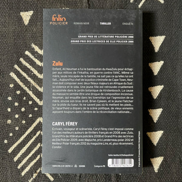 Buchcover Zulu de Caryl Férey