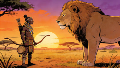 Der Jäger und der Löwe | Donso-Mythen