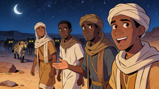 Die vier Brüder und die Hyäne | Eine afarische Fabel aus Djibouti über Vertrauen und spirituelle Realität