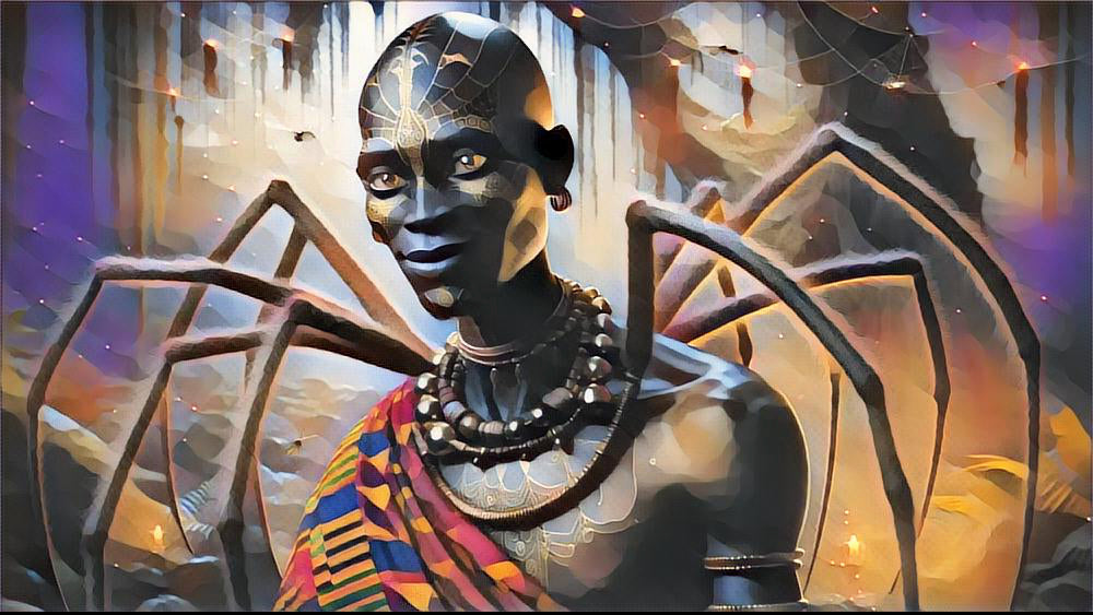 🕷️ Anansi und der Topf der Weisheit (Ghana)