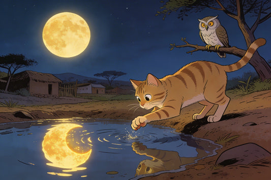 🐈 Die Katze und der Mond (Äthiopien, Amhara)