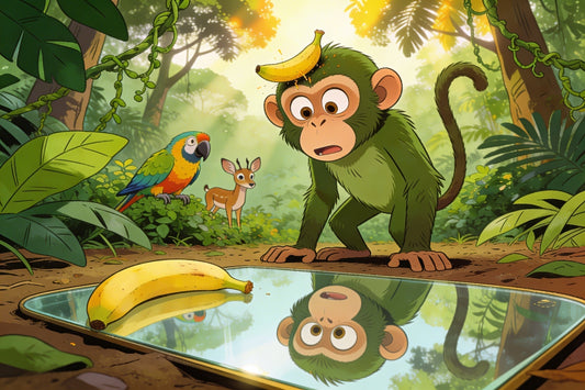 🪞 Der Affe und der Spiegel (Kongo)