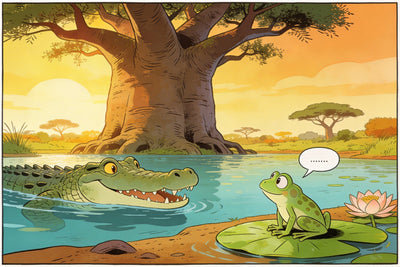 Das Krokodil, das baden wollte | Senegal, Wolof