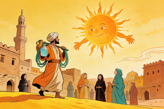 💧 Der Wasserverkäufer und die Sonne (Marokko)