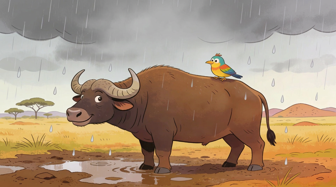 🐃 Der Büffel und der Regen (Tschad, Sara)