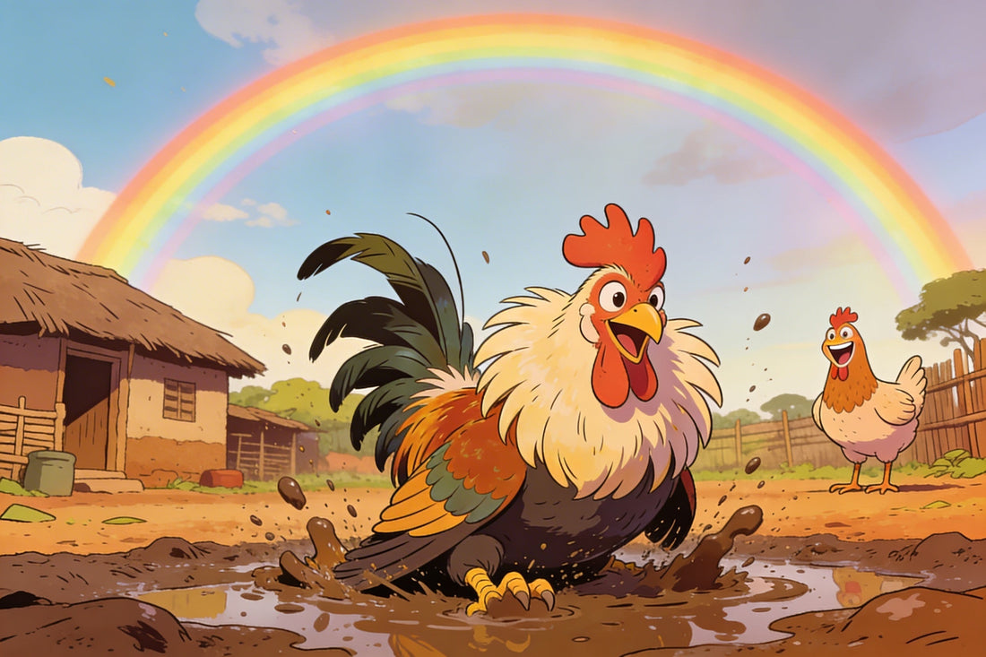 🐓 Der Hahn und der Regenbogen (Burundi, Hutu)