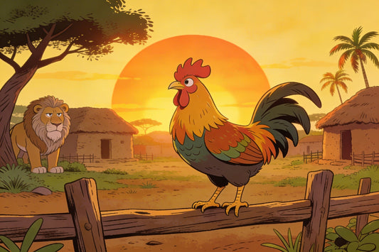 🐓 Der Hahn, der König werden wollte (Nigeria)