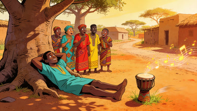 Der faule Trommler aus Mali | Eine afrikanische Fabel über Erfolg ohne Arbeit