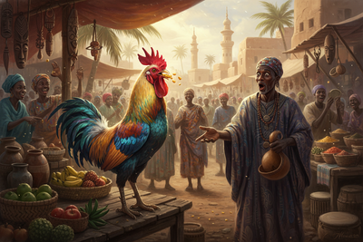 Le Coq et le Marchand | Une fable sénégalaise