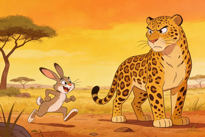 Der listige Hase und der Leopard | Eine Kimbundu-Fabel aus Angola
