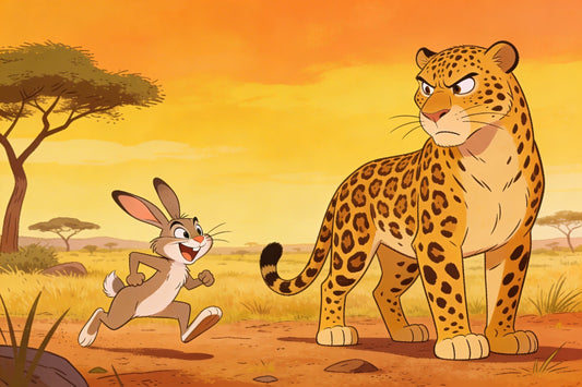 Der listige Hase und der Leopard | Eine Kimbundu-Fabel aus Angola