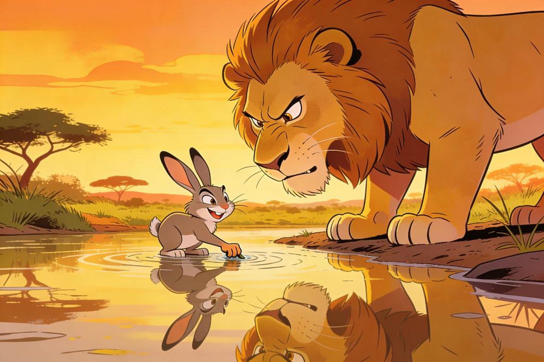 Der listige Hase und der stolze Löwe | Eine traditionelle Fabel aus Angola