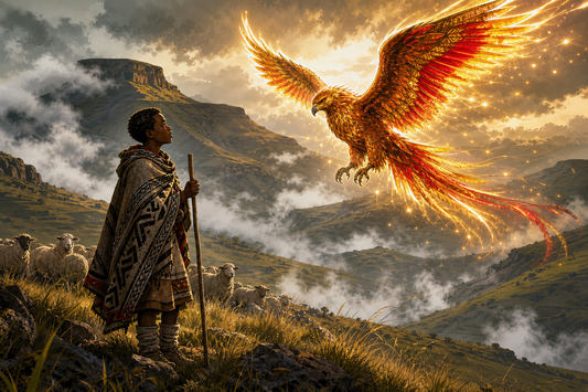 Der Hirte und der Sonnenvogel | Eine poetische Fabel aus Lesotho über Demut und Naturverbundenheit
