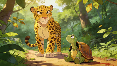 La tortue et le léopard | Une fable fang du Gabon sur la ruse et la survie
