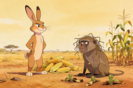 Tsuro und Gudo teilen das Feld (Simbabwe)